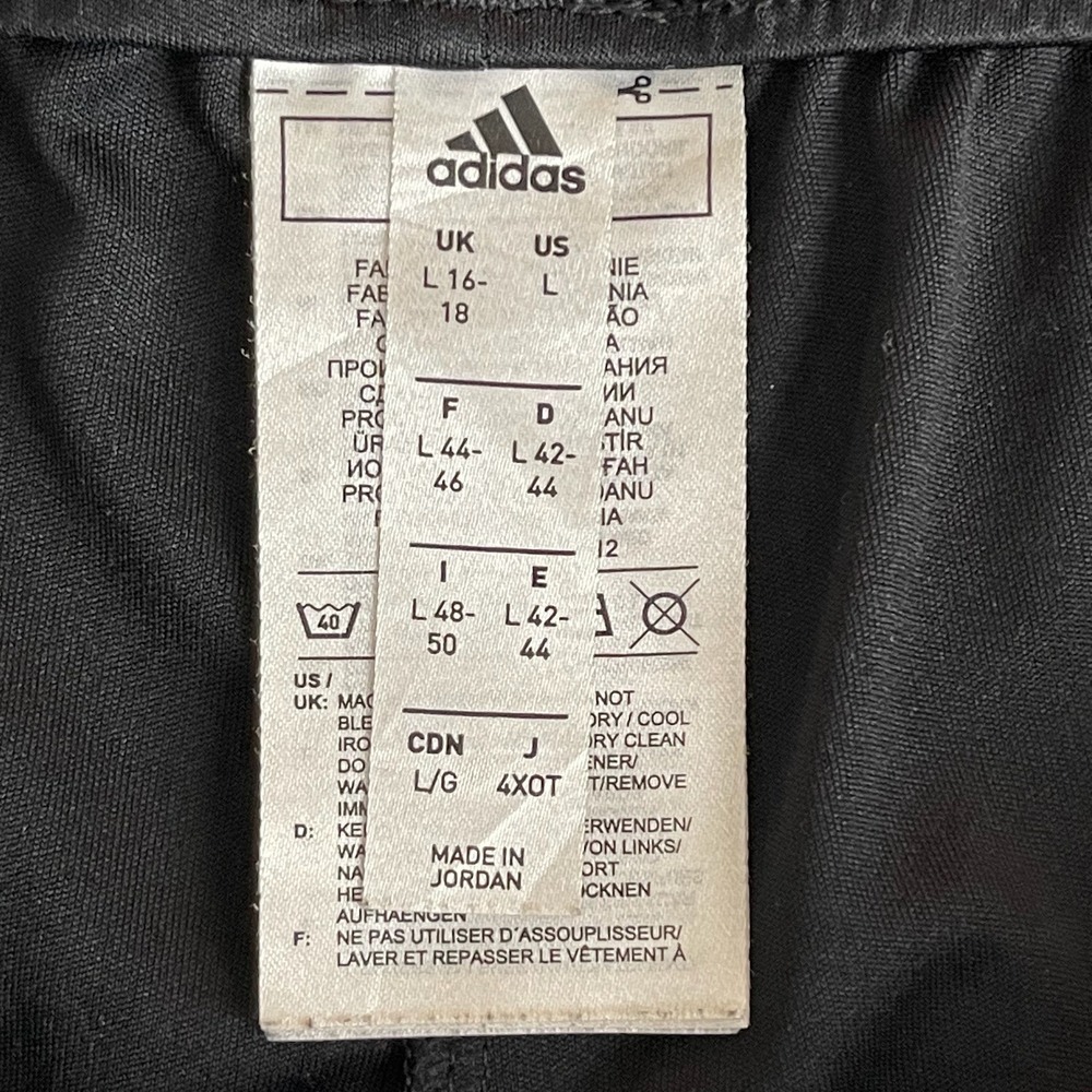 Adidas Women's Black Pink 3-Stripe Aeroready Athletic Shorts Size Large - Picture 4 of 5